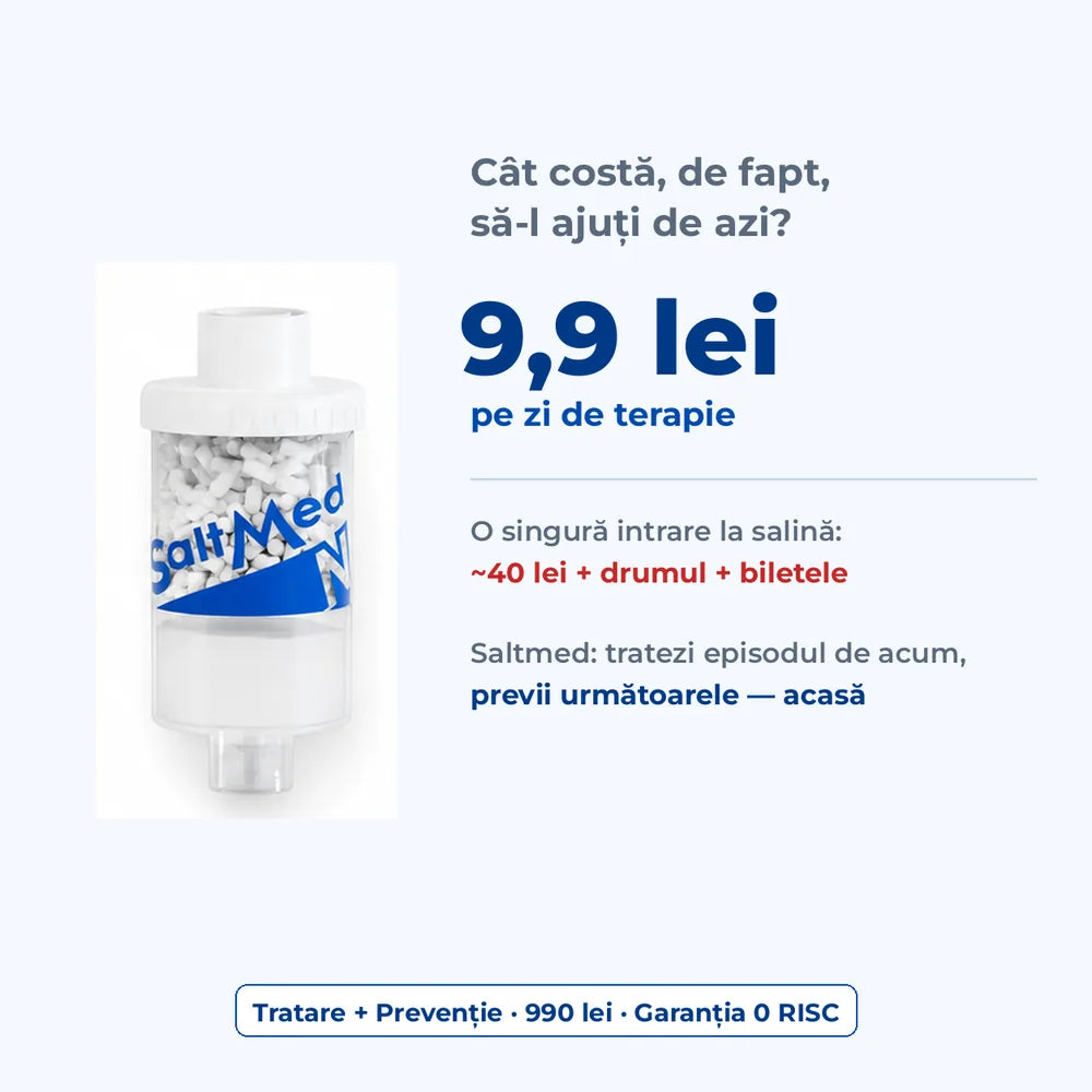 Cât costă să-l ajuți de azi — 9,9 lei pe zi de terapie